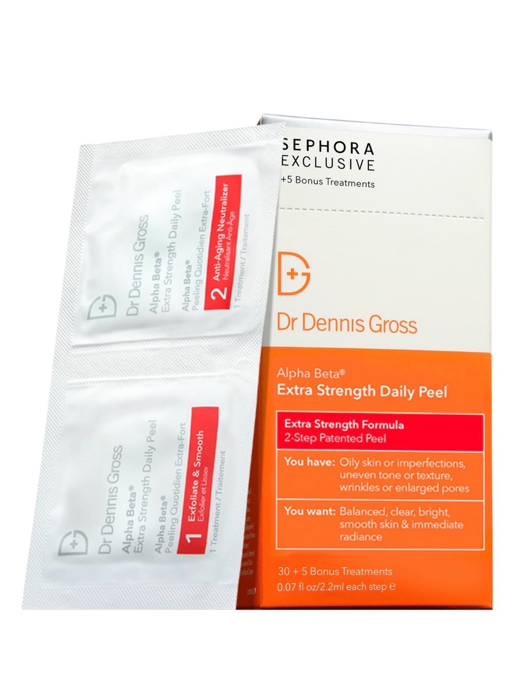 Dr Dennis Gross Alpha Beta Extra Strength Daily Peel in Orange